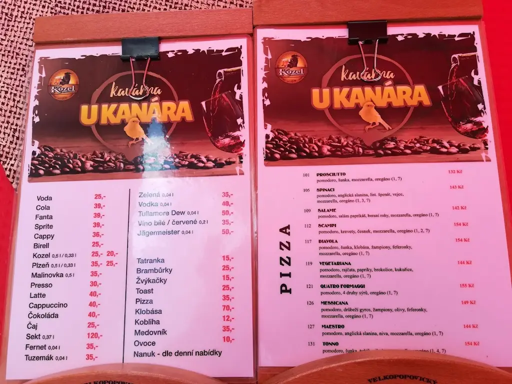 Menu_Kavárna u Kanára_Třeboň_image_1