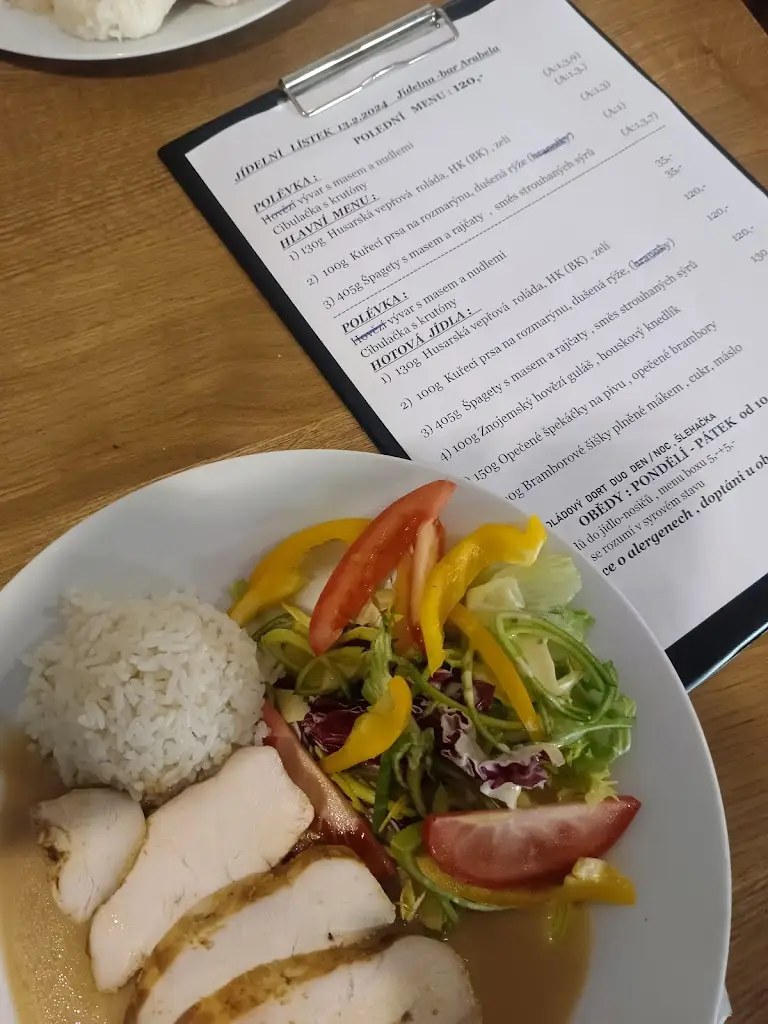 Menu_Arabela Pivovarský dvůr_Veselí nad Lužnicí_image_4