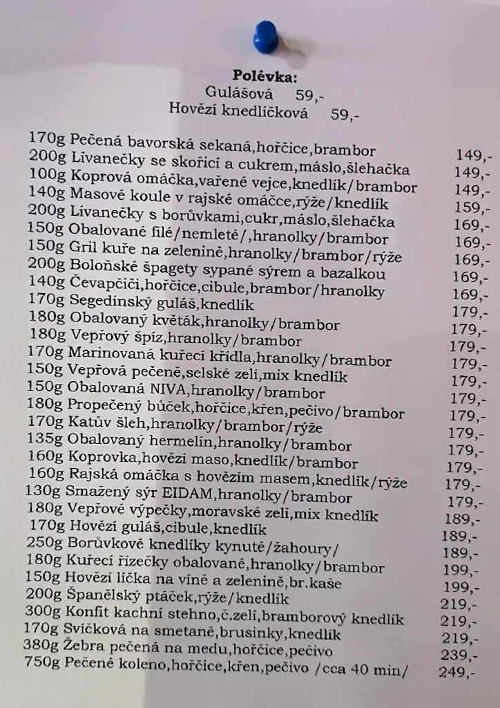 Menu_Vlkovská Hospoda_Veselí nad Lužnicí_image_2