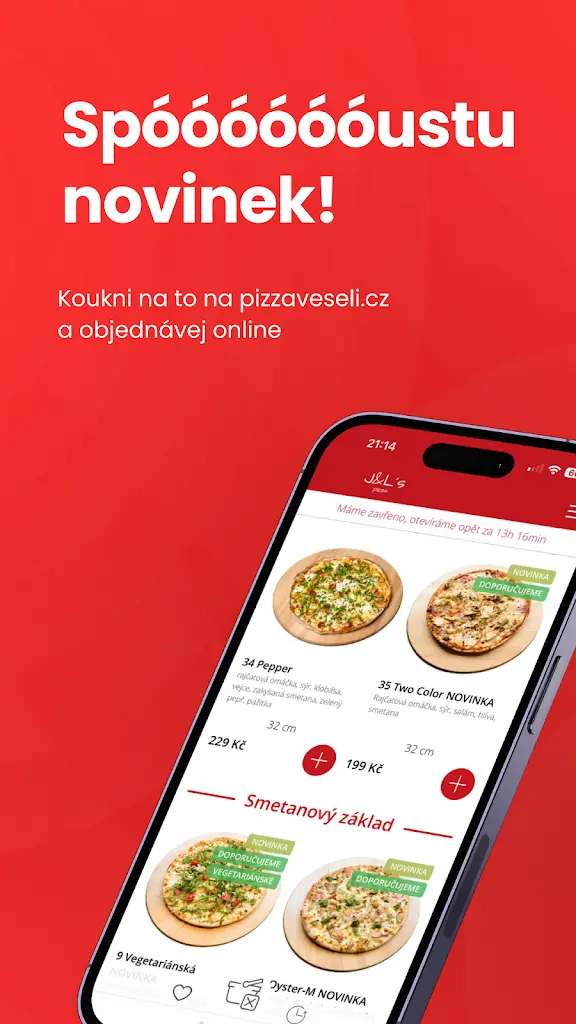 Menu_J&L’s pizza_Veselí nad Lužnicí_image_1