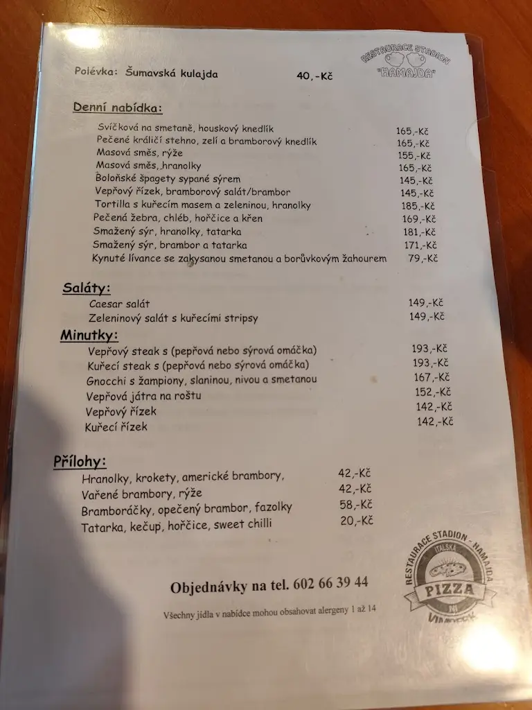 Menu_Restaurace Stadion 