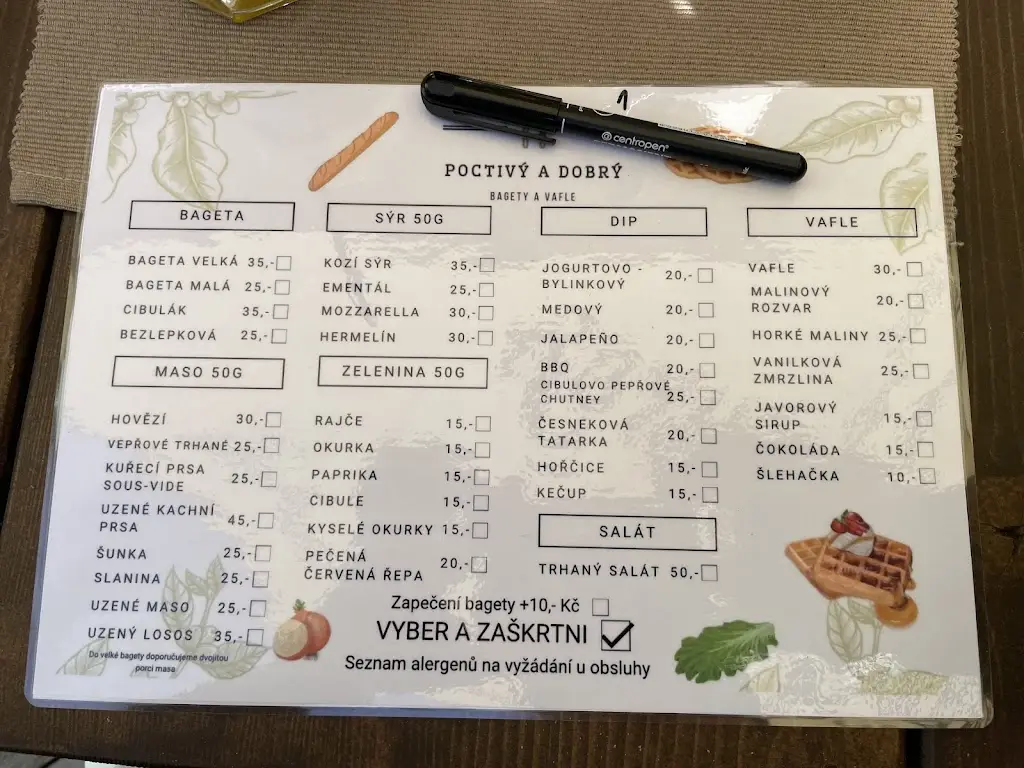 Menu_Poctivý a Dobrý_Vimperk_immagine_4