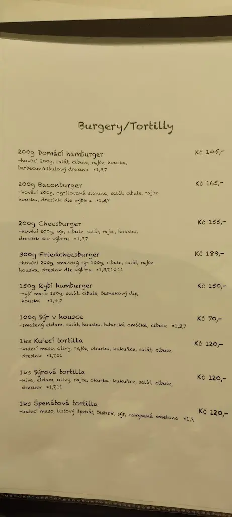 Menu_Hospůdka V Uličce_Vodňany_image_1