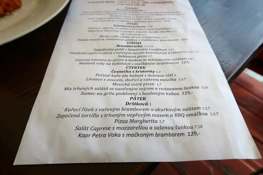 Menu_Zlatý soudek_Vodňany_immagine_3