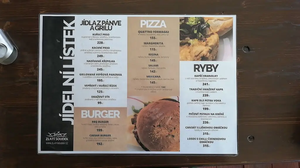 Menu_Zlatý soudek_Vodňany_immagine_4