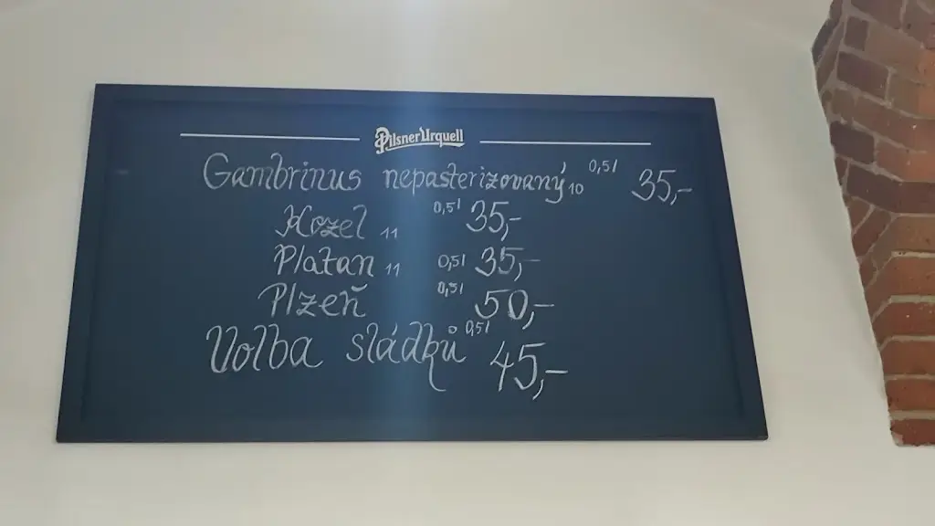 Menu_Pivnice Pod Věží_Vodňany_immagine_1