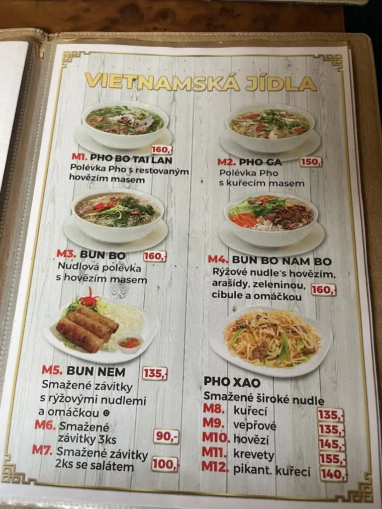 Menu_Restaurace Ubytování 