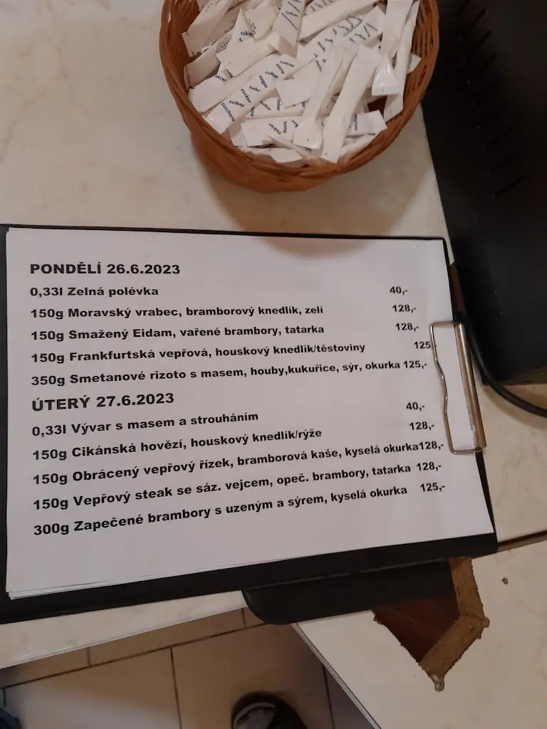 Menu_Bufet Volyňka_Volyně_immagine_1