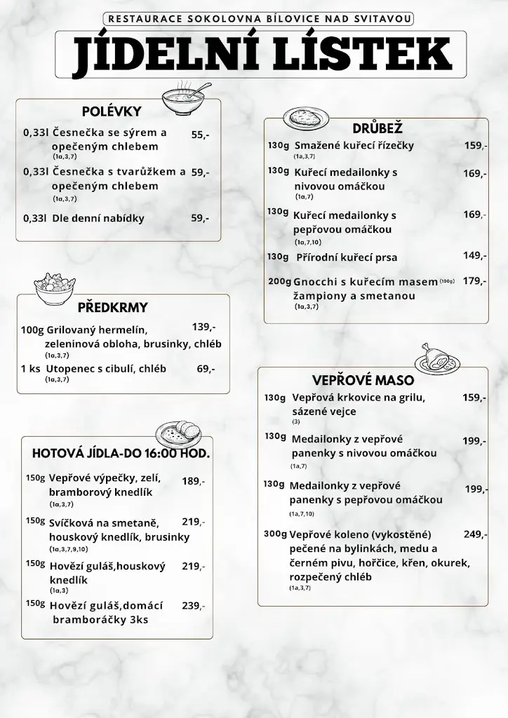 Menu_Výletní Restaurace Sokolovna Bílovice nad Svitavou_Bílovice nad Svitavou_image_1