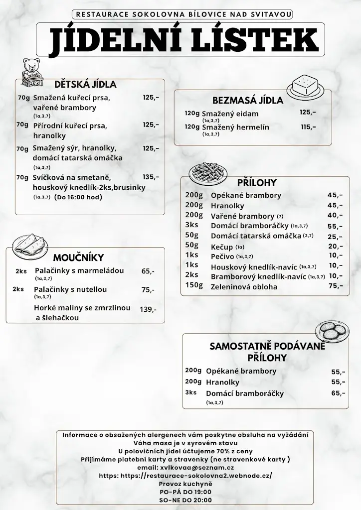 Menu_Výletní Restaurace Sokolovna Bílovice nad Svitavou_Bílovice nad Svitavou_image_2