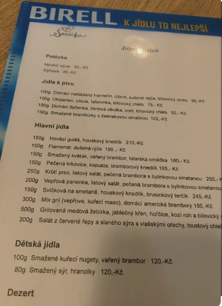 Menu_Restaurace U Ševčíků_Bílovice nad Svitavou_image_4