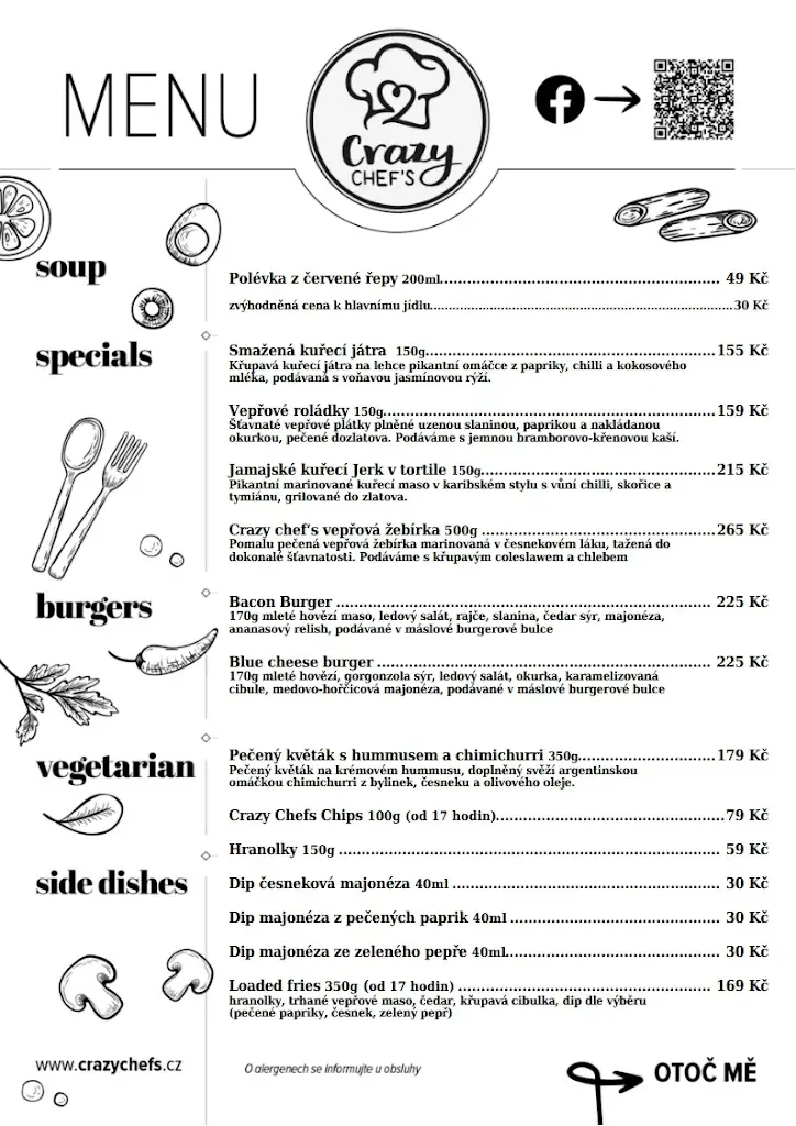 Menu_Crazy Chefs Hospoda_Blažovice_image_2