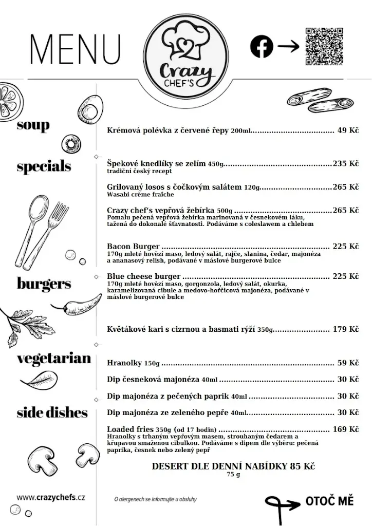 Menu_Crazy Chefs Hospoda_Blažovice_image_3