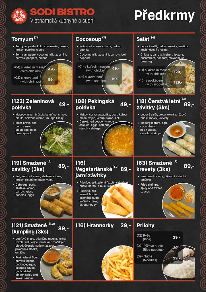 Menu_SODI Bistro - vietnamská kuchyně a sushi_Blažovice_image_1