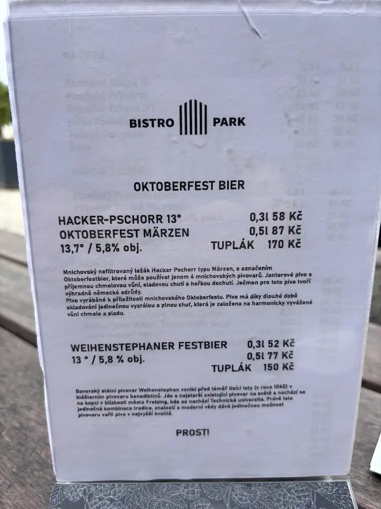 Menu_Bistro Park Šlapanice_Blažovice_image_1