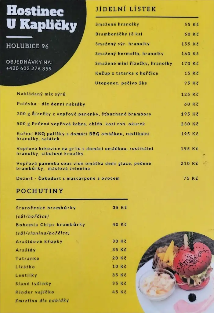 Menu_Hostinec U kapličky_Blažovice_immagine_3