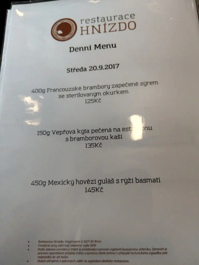 Menu_Restaurace Hnízdo_Blažovice_image_3