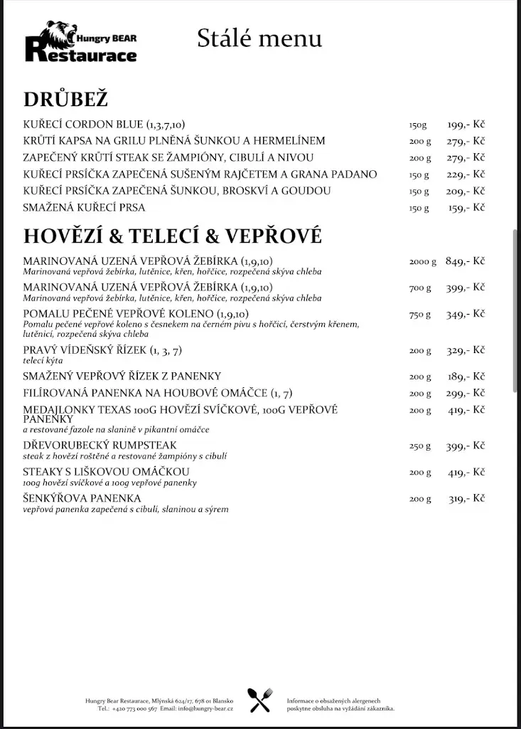 Menu_Hungry Bear Restaurace_Blansko_image_2