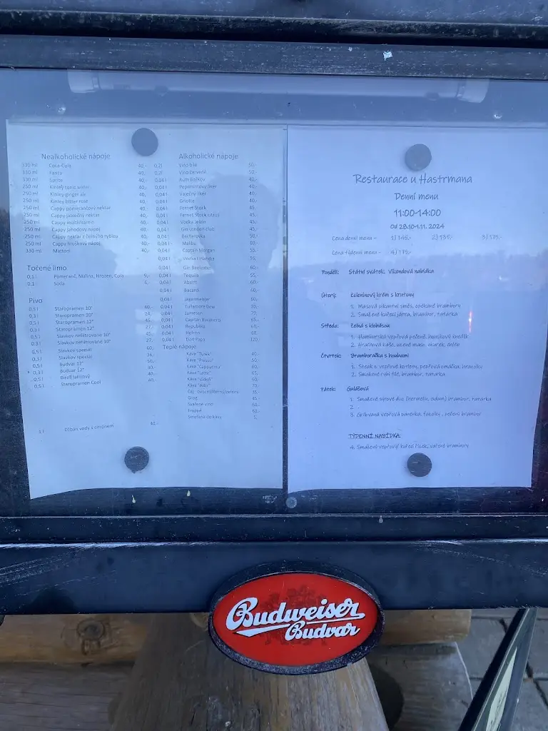 Menu_U Hastrmana_Blansko_image_1