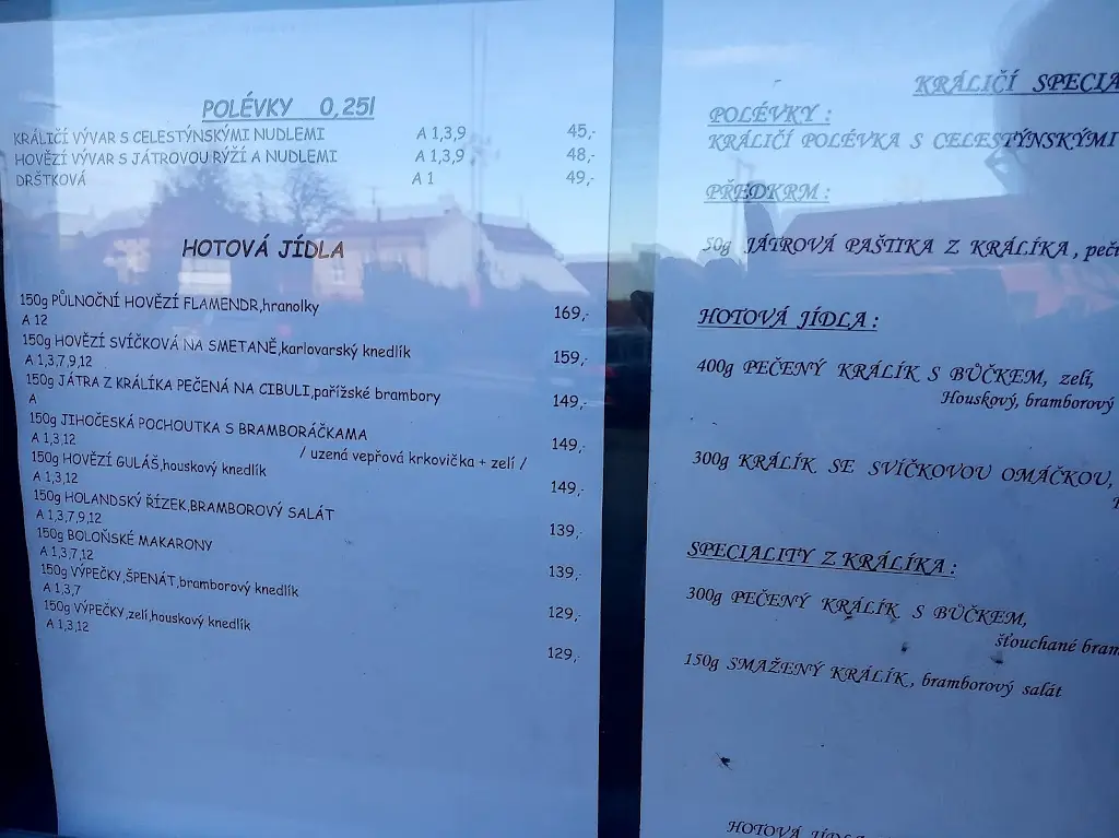 Menu_Motorest U Štěpána s.r.o._Blížkovice_immagine_4