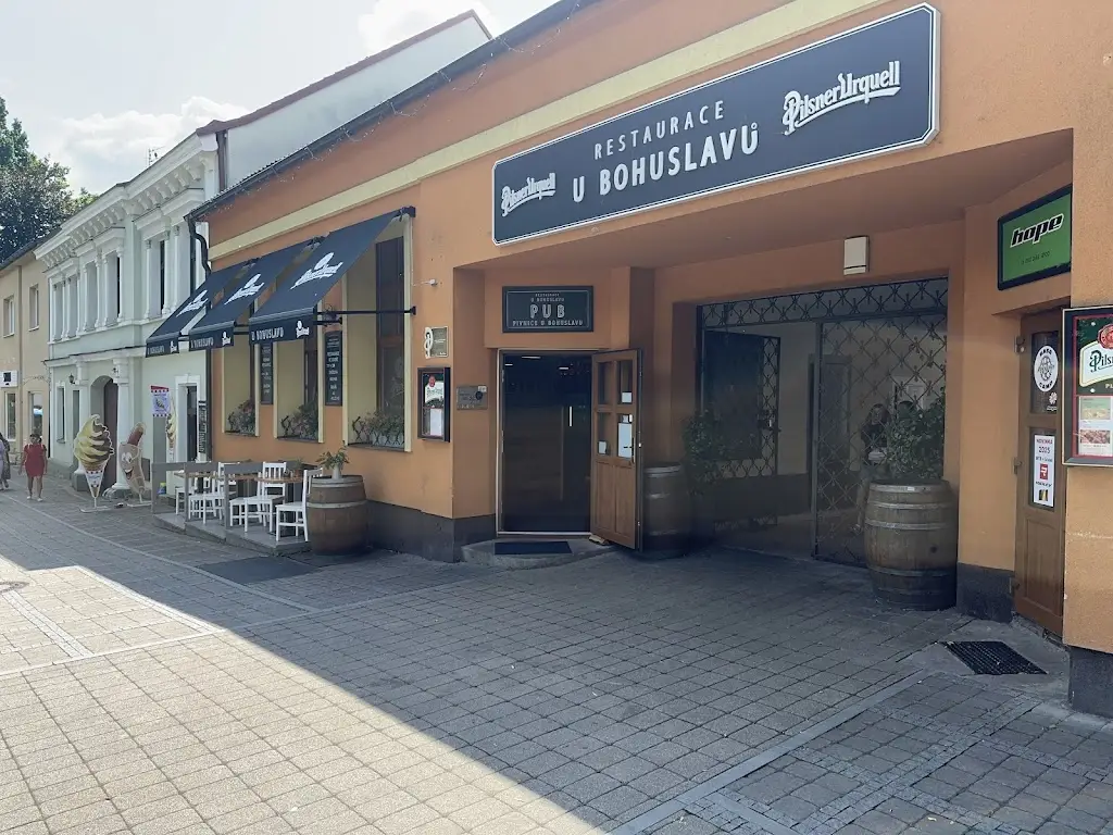 Restaurace U Bohuslavů ristorante a Blížkovice