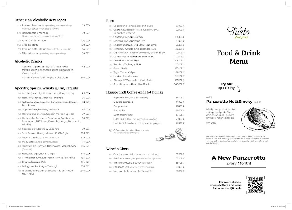 Menu_Tusto Znojmo_Blížkovice_image_3