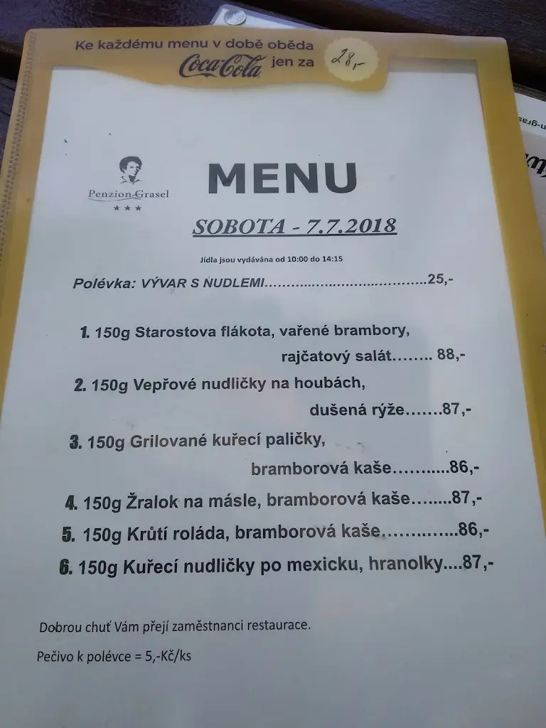 Menu_Penzion Grasel_Blížkovice_image_4