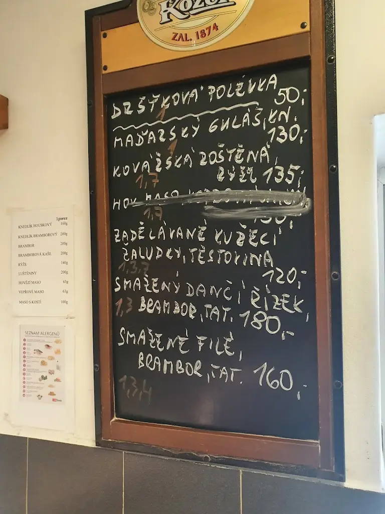 Menu_Restaurace Na Růžku_Blížkovice_immagine_1