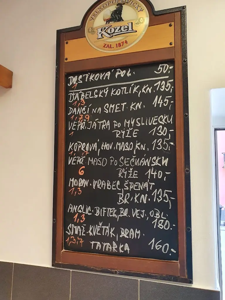Menu_Restaurace Na Růžku_Blížkovice_immagine_3