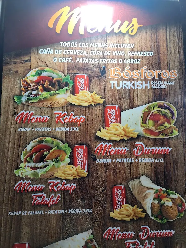 Menu_Bosforos Turkish Restaurante Montera // Restaurante turco 100% Halal_Borek_image_1