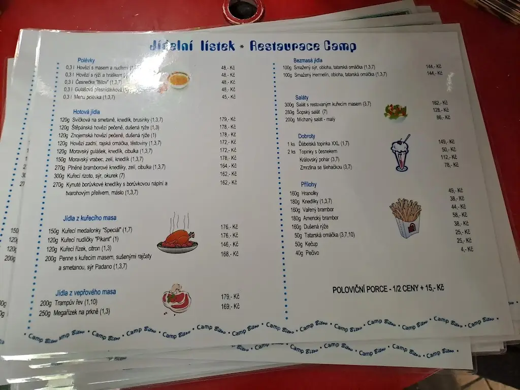 Menu_Restaurace Camp_Blížkovice_image_4