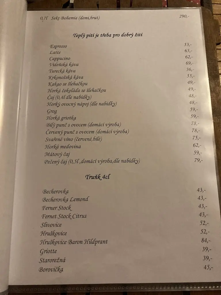 Menu_Chata Tereza_Blížkovice_image_3