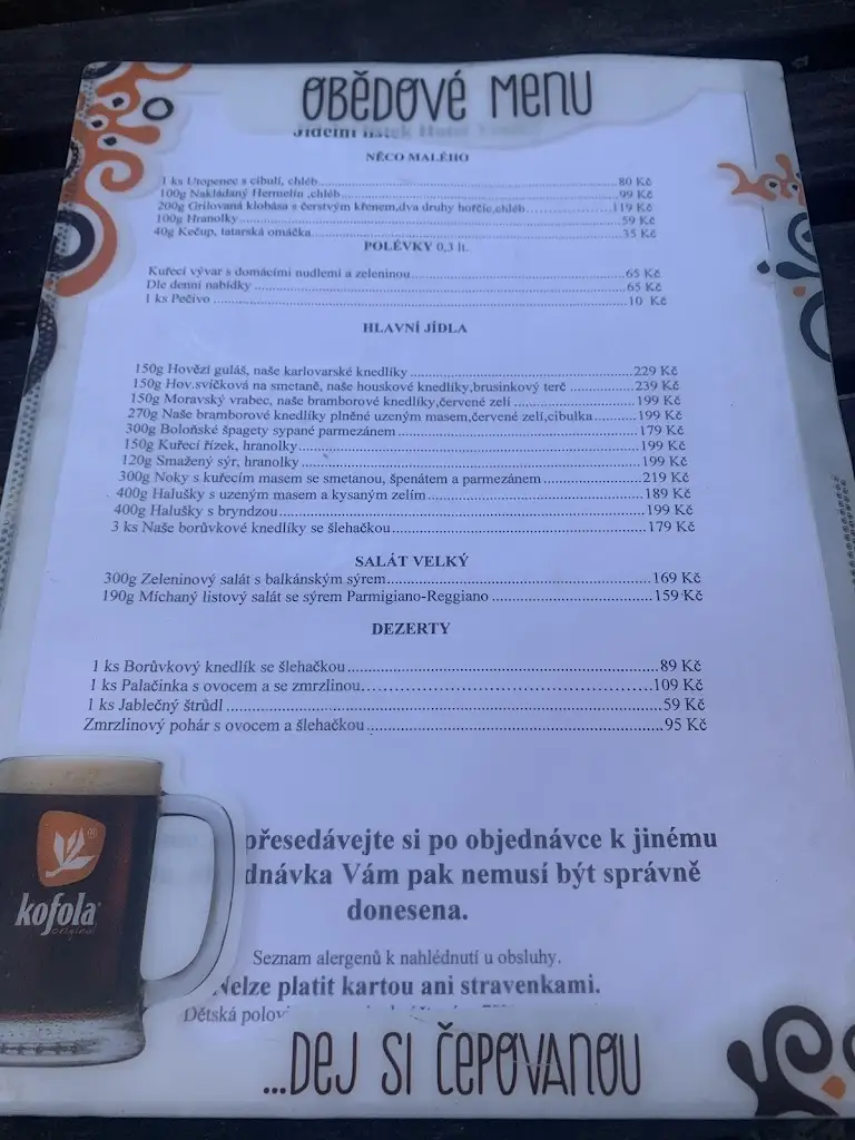 Menu_Restaurace Trosky_Blížkovice_image_1