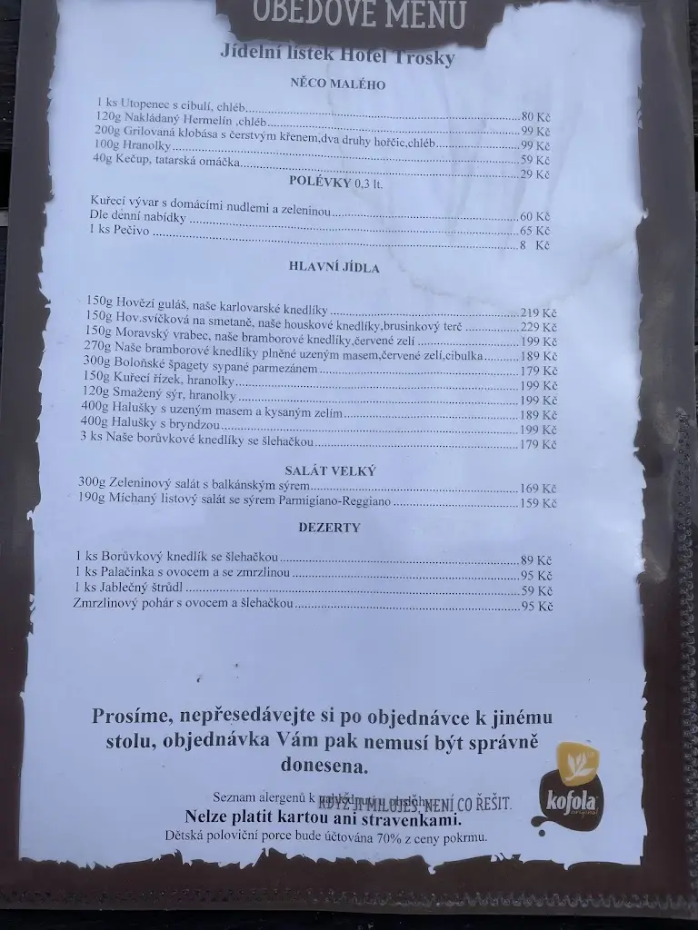 Menu_Restaurace Trosky_Blížkovice_image_4