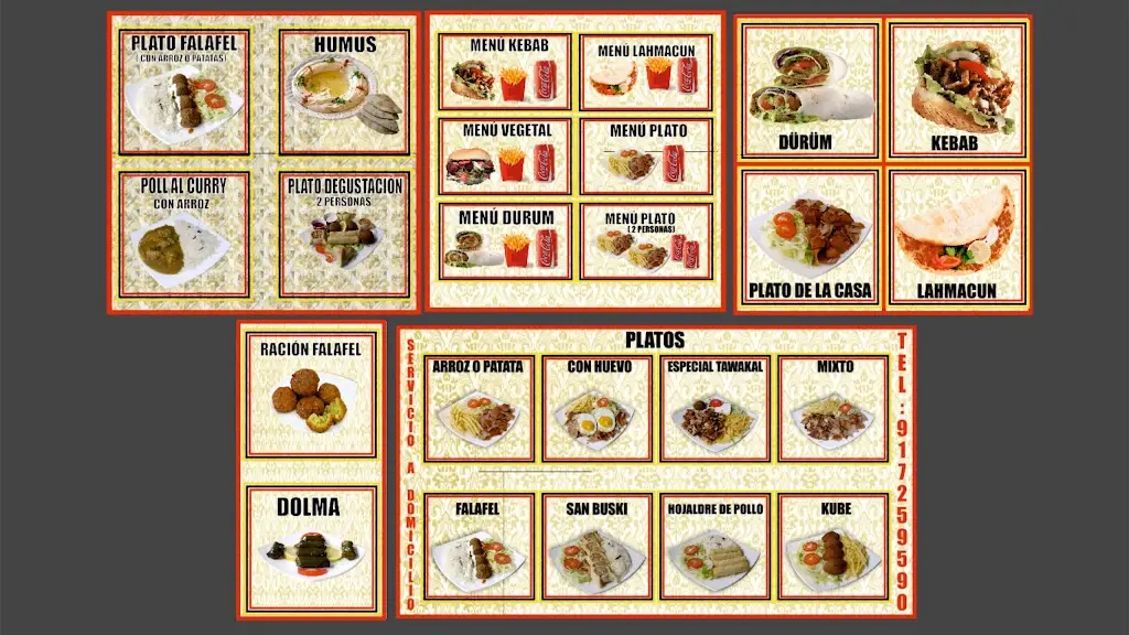 Menu_Kebab Tawakal Turkito HALAL- comida turca_Borek_immagine_3