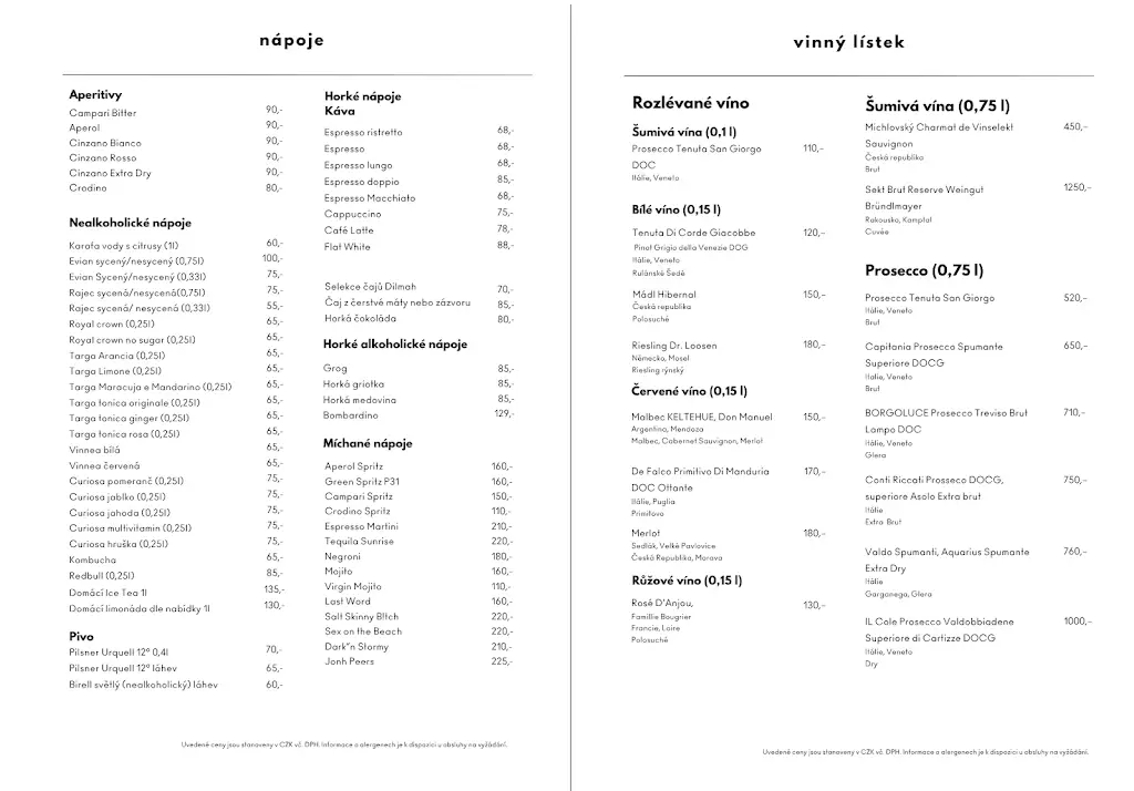 Menu_Restaurace Aldrovka_Blížkovice_immagine_2