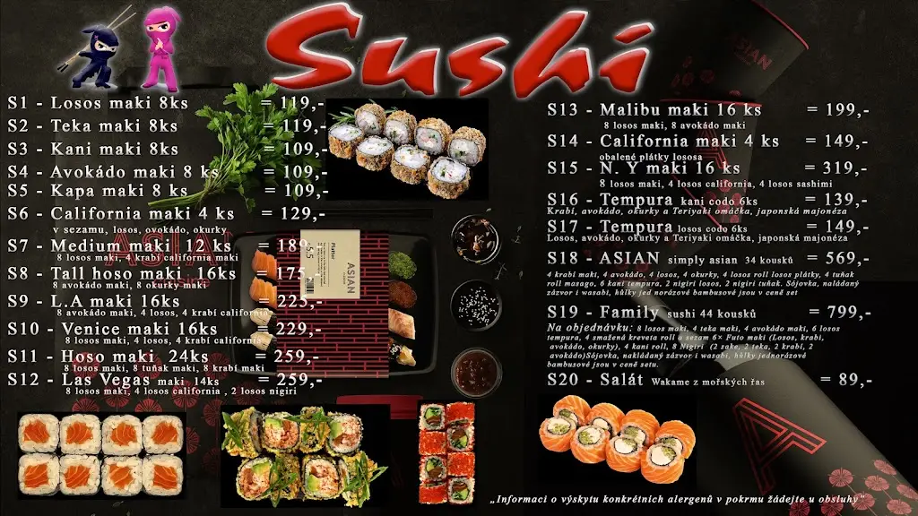 Menu_ASIAN CUISINE Moravské Budějovice_Blížkovice_image_1