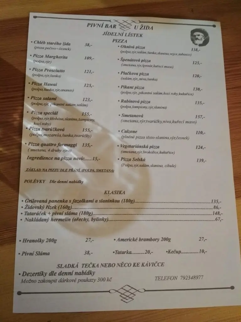 Menu_Rabínův Šenk_Boskovice_immagine_2