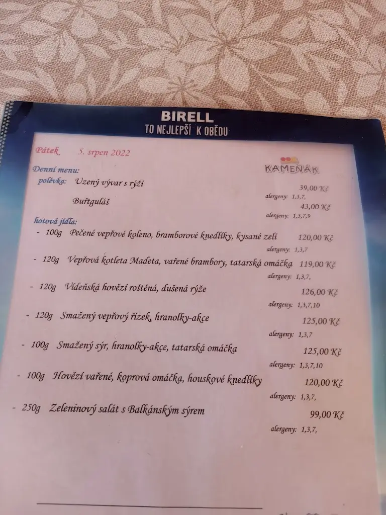 Menu_Restaurace Kameňák_Bechyně_image_3