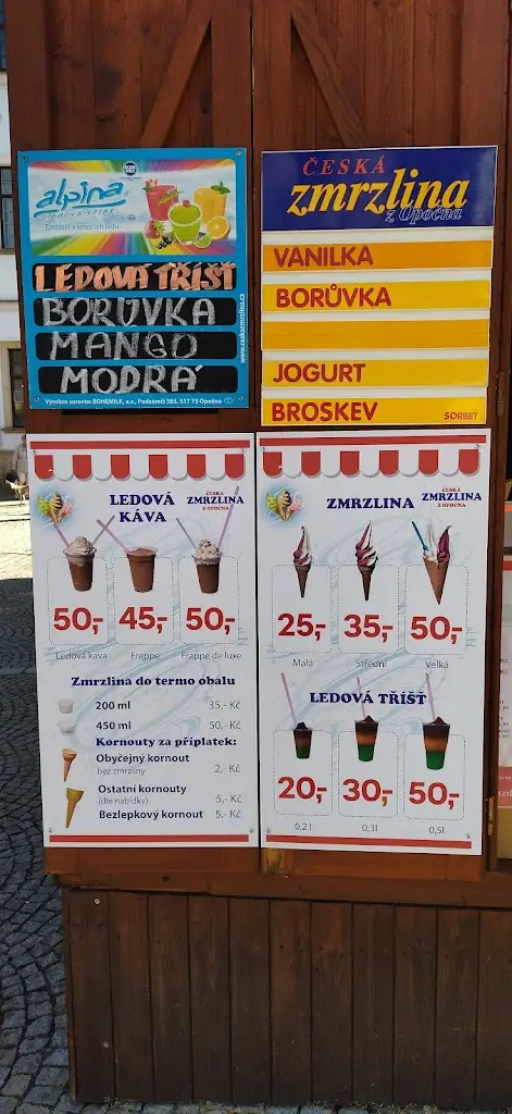 Menu_Točená Zmrzlina Boskovice_Boskovice_immagine_1