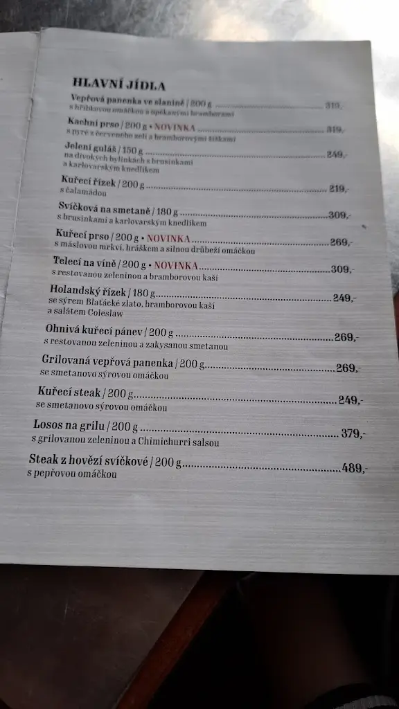 Menu_Park Restaurant_Břeclav_immagine_3