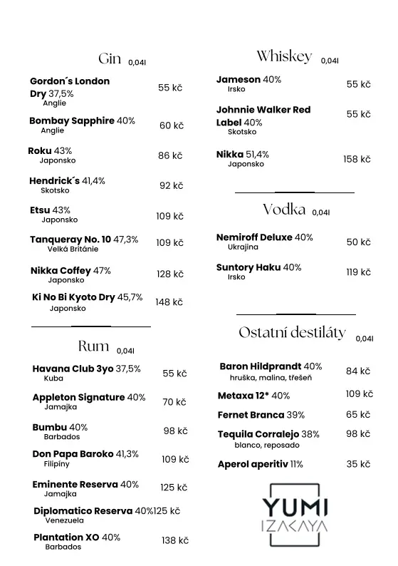 Menu_Yumi Izakaya_Břeclav_immagine_4