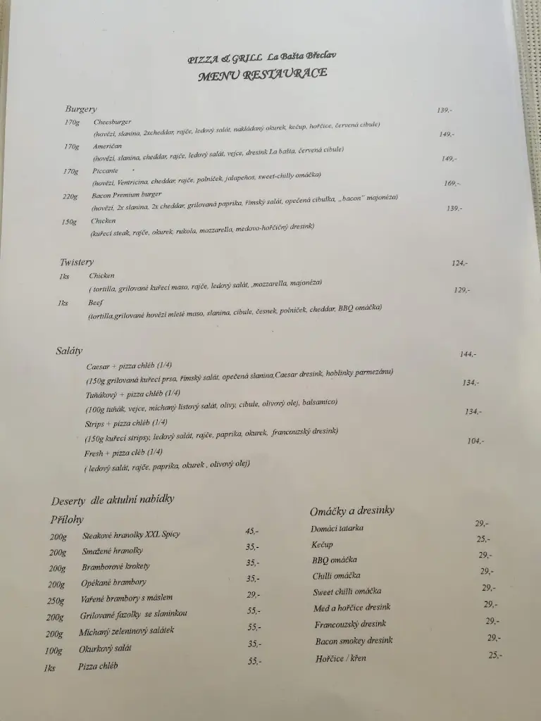 Menu_La Bašta by gampl food_Břeclav_image_2