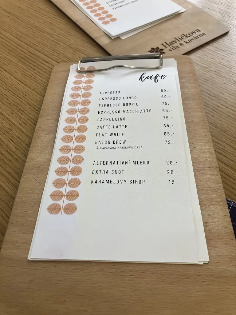 Menu_Kavárna Chvíle_Břeclav_immagine_1