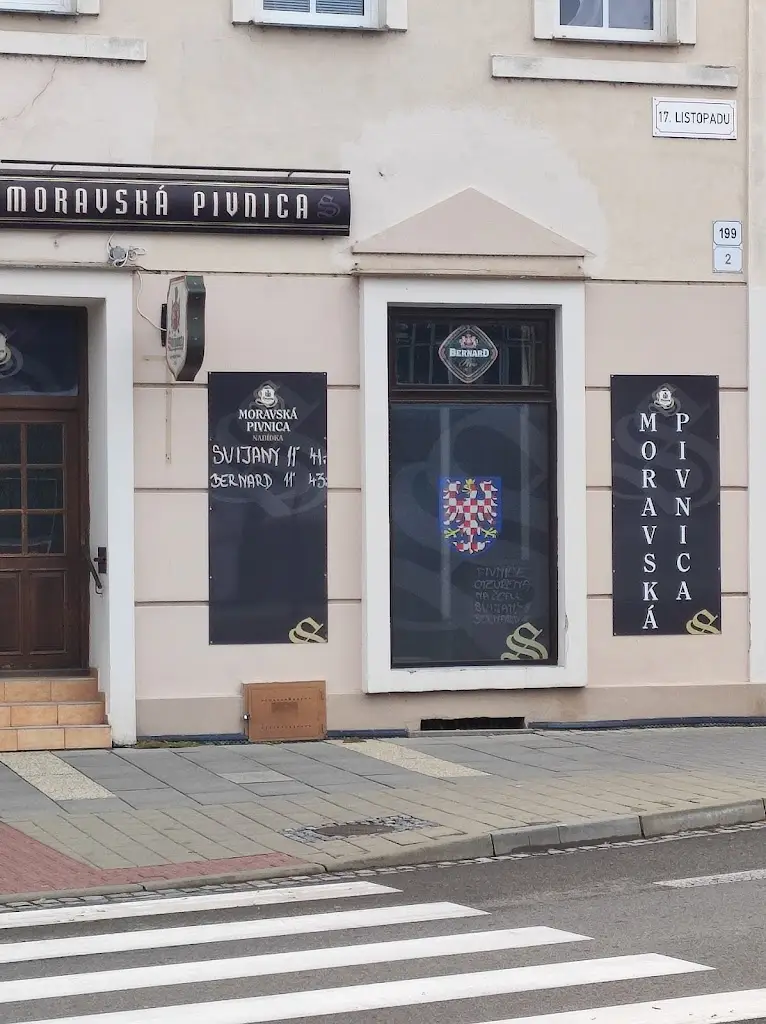 Moravska pivnica restaurant in Břeclav