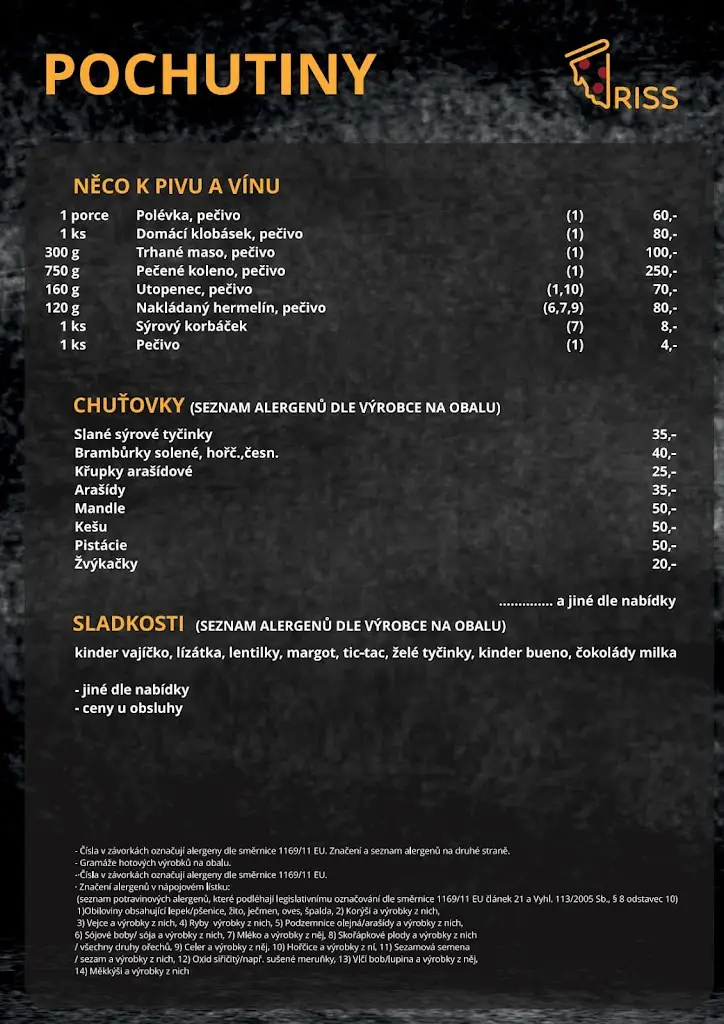 Menu_Restaurace Pizzerie Iriss_Břeclav_image_3