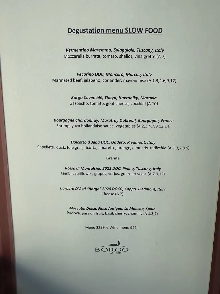 Menu_Borgo Agnese_Brno_immagine_3