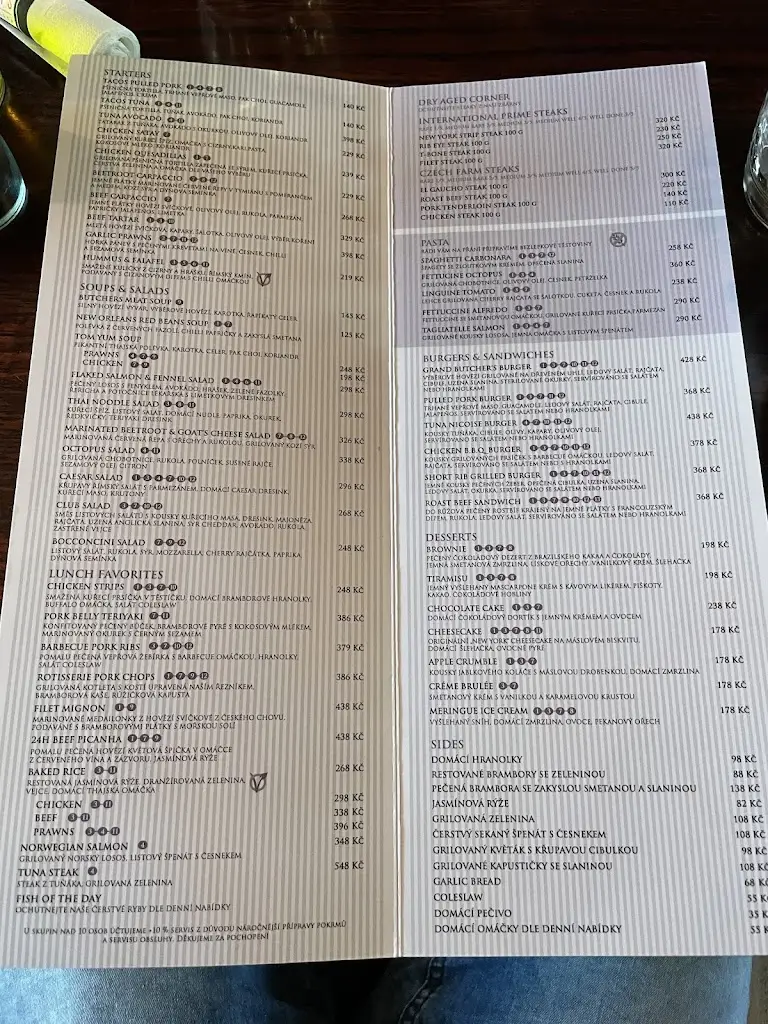 Menu_Butcher's Grill & Pasta_Brno_image_1