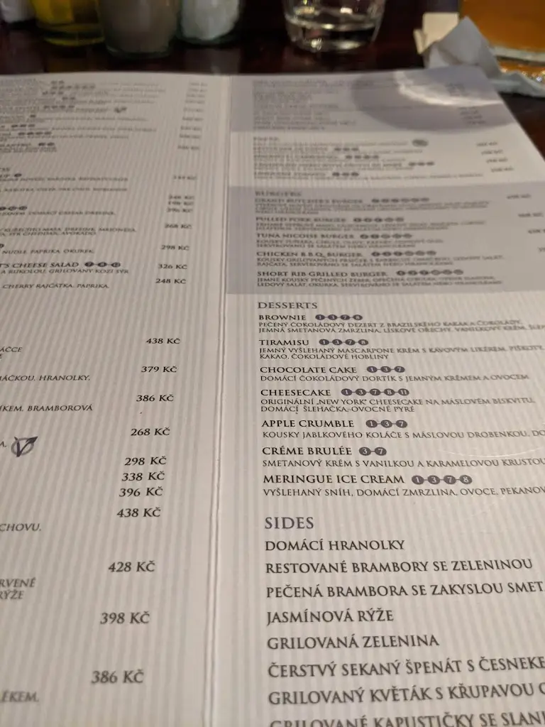 Menu_Butcher's Grill & Pasta_Brno_image_4