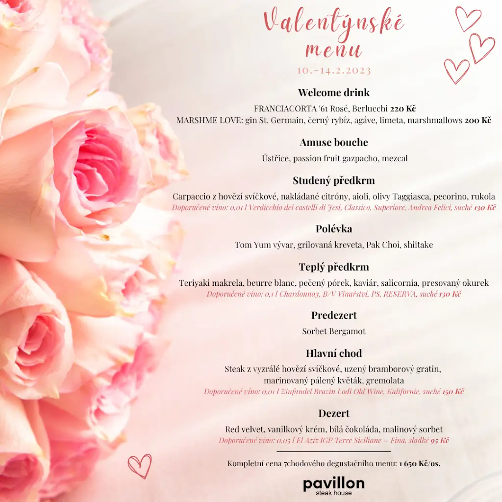 Menu_Pavillon Steak House_Brno_image_3